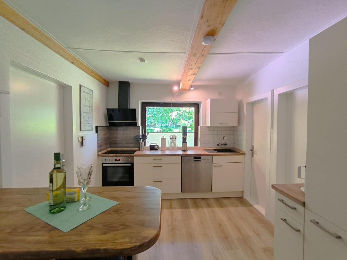 Ferienwohnung Zwischen Den Meeren - Schoene Und Gemuetliche Fewo Mit Garten Dorpstedt Exterior foto